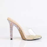 Mules Oro 11,5 cm GALA-01DMM mules con tacn alto strass