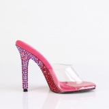 Mules Pink 11,5 cm GALA-01DMM mules con tacn alto strass