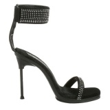 Negro 11,5 cm CHIC-40 fabulicious sandalias de tacn aguja