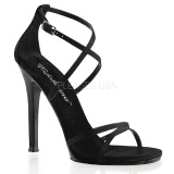 Negro 11,5 cm GALA-41 Sandalias tacn de aguja