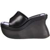 Negro 11,5 cm PACE-01 Gticos Chanclas Mujer Plataforma