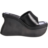 Negro 11,5 cm PACE-01 Gticos Chanclas Mujer Plataforma