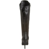 Negro 13 cm SEDUCE-2024 Botas de Cordones Mujer