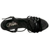 Negro 15 cm Pleaser DELIGHT-613 Sandalias de tacn