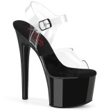 Negro 18 cm PASSION-708 Zapatos con tacones pole dance