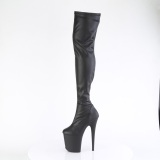 Negro 20 cm FLAMINGO-3000 Botas Altas Plataforma