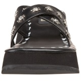 Negro 6,5 cm FLIP-05 Gticos Chanclas Mujer Plataforma