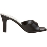 Negro 8,5 cm Fabulicious ROMANCE-301-2 Mules Tacn Alto Mujer