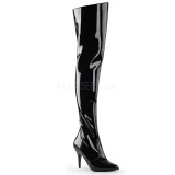 Negro Charol 10,5 cm VANITY-3010 over knee botas altas con tacn