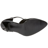 Negro Charol 10,5 cm VANITY-415 Zapatos de Saln para Hombres