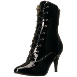 Negro Charol 10 cm DREAM-1020 botines tallas grandes