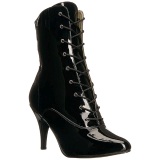 Negro Charol 10 cm DREAM-1020 botines tallas grandes