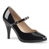 Negro Charol 10 cm DREAM-428 zapatos de saln tallas grandes