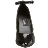 Negro Charol 10 cm VANITY-431 Zapatos de Saln para Hombres