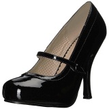 Negro Charol 11,5 cm PINUP-01 zapatos de saln tallas grandes