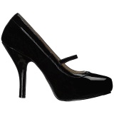 Negro Charol 11,5 cm PINUP-01 zapatos de saln tallas grandes