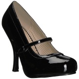 Negro Charol 11,5 cm PINUP-01 zapatos de saln tallas grandes