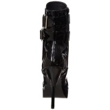 Negro Charol 13,5 cm INDULGE-1026 Botines de mujer para Hombres