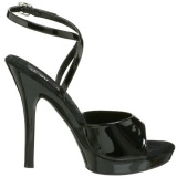 Negro Charol 13 cm Fabulicious LIP-125 Plataforma tacones de aguja