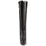 Negro Charol 13 cm SEDUCE-2020 Botas de mujer para Hombres