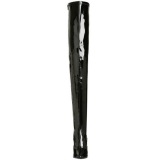 Negro Charol 13 cm SEDUCE-3063 over knee botas altas con tacn