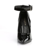 Negro Charol 13 cm SEDUCE-431 Zapato de Stiletto para Hombres