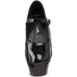 Negro Charol 15 cm KISS-280 Zapatos de tacn altos mujer