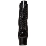 Negro Charol 18 cm ADORE-1021 botines con suela plataforma mujer