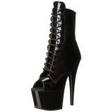 Negro Charol 18 cm ADORE-1021 botines con suela plataforma mujer