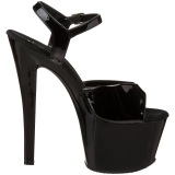 Negro Charol 18 cm Pleaser SKY-309 Zapatos Tacn Aguja Plataforma