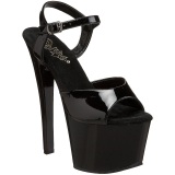 Negro Charol 18 cm Pleaser SKY-309 Zapatos Tacn Aguja Plataforma