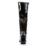 Negro Charol 7,5 cm GOGO-300WC botas de mujer de caa ancha