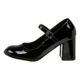 Negro Charol 8 cm GOGO-50 Zapatos de Saln