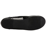 Negro Charol ANNA-02 zapatos de bailarinas tallas grandes