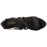 Negro Elastico 18 cm ADORE-769 Plataforma Zapatos de Tacn Alto