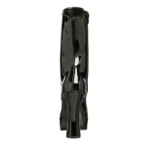 Negro Lacado 13 cm Pleaser ELECTRA-1020 Plataforma Botines Altos