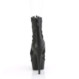 Negro Malla 15 cm Pleaser Plataforma Botines Altos