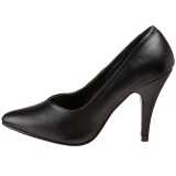 Negro Mate 10 cm DREAM-420 Zapatos de Saln para Hombres