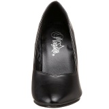 Negro Mate 10 cm DREAM-420 Zapatos de Saln para Hombres