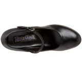 Negro Mate 11 cm MARYJANE-50 Mary Jane Plataforma Zapatos de Saln