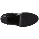 Negro Mate 13 cm ELECTRA-3028 Largas Botas Altas para Hombres