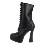 Negro Mate 13 cm Pleaser ELECTRA-1020 Plataforma Botines Altos