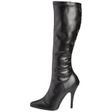 Negro Mate 13 cm SEDUCE-2000 Botas de mujer para Hombres