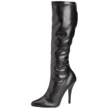 Negro Mate 13 cm SEDUCE-2000 Botas de mujer para Hombres