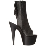 Negro Mate 18 cm Pleaser ADORE-1018 Plataforma Botines Altos