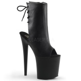 Negro Mate 20 cm Pleaser FLAMINGO-1018 Plataforma Botines Altos