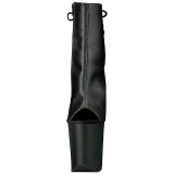 Negro Mate 20 cm Pleaser FLAMINGO-1018 Plataforma Botines Altos