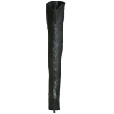 Negro Piel 10,5 cm LEGEND-8868 Largas Botas Altas para Hombres