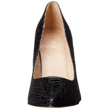 Negro Piel 10 cm CLASSIQUE-20SP Stiletto Zapatos Tacn de Aguja