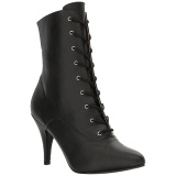 Negro Polipiel 10 cm DREAM-1020 botines tallas grandes